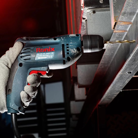 دریل برقی 10میلیمتر 400 وات رونیکس مدل 2110