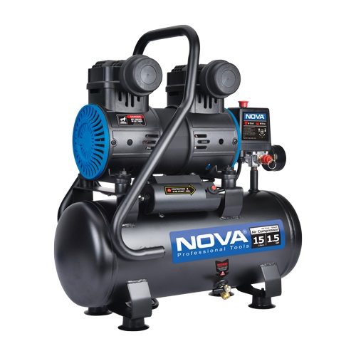 کمپرسور باد سایلنت 15 لیتری نووا مدل 9115