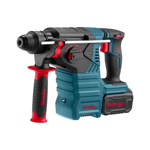 کیت بتن‌کن شارژی براشلس 40 ولت 2.4 ژول 28 میلی‌متر رونیکس مدل 8910-40V