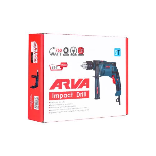 دریل برقی چکشی 750 وات 13 میلیمتر آروا مدل 5341