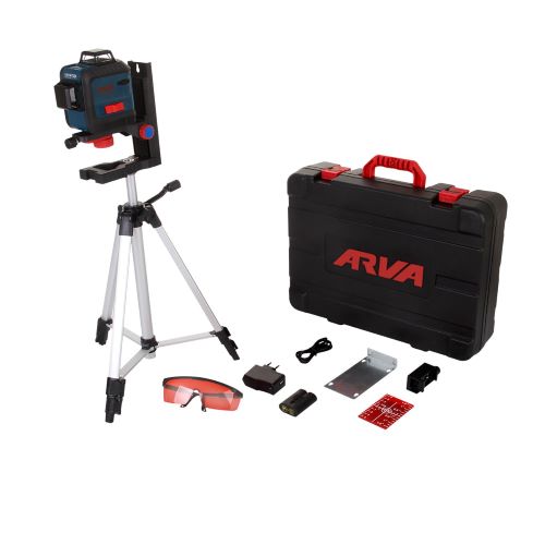 تراز لیزری سه بعدی 360 درجه (قرمز) آروا مدل 4676
