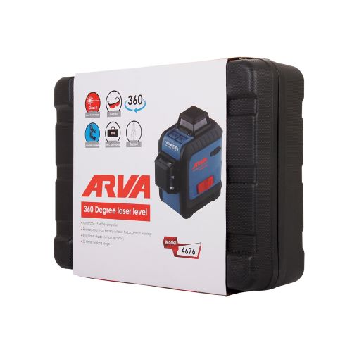تراز لیزری سه بعدی 360 درجه (قرمز) آروا مدل 4676